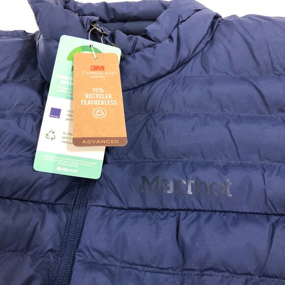 NWT Marmot Echo Blue Featherless Quilted Jacket - Picture 6 of 11
